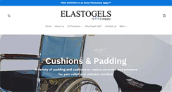 Desktop Screenshot of elastogels.com