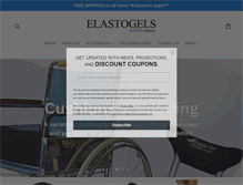 Tablet Screenshot of elastogels.com